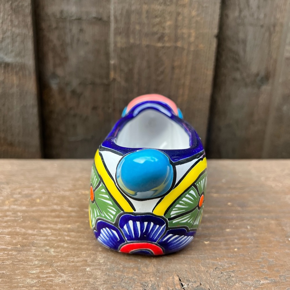 Mexican Talavera Dachshund/Wiener Dog Planter. - Picture 4 of 7